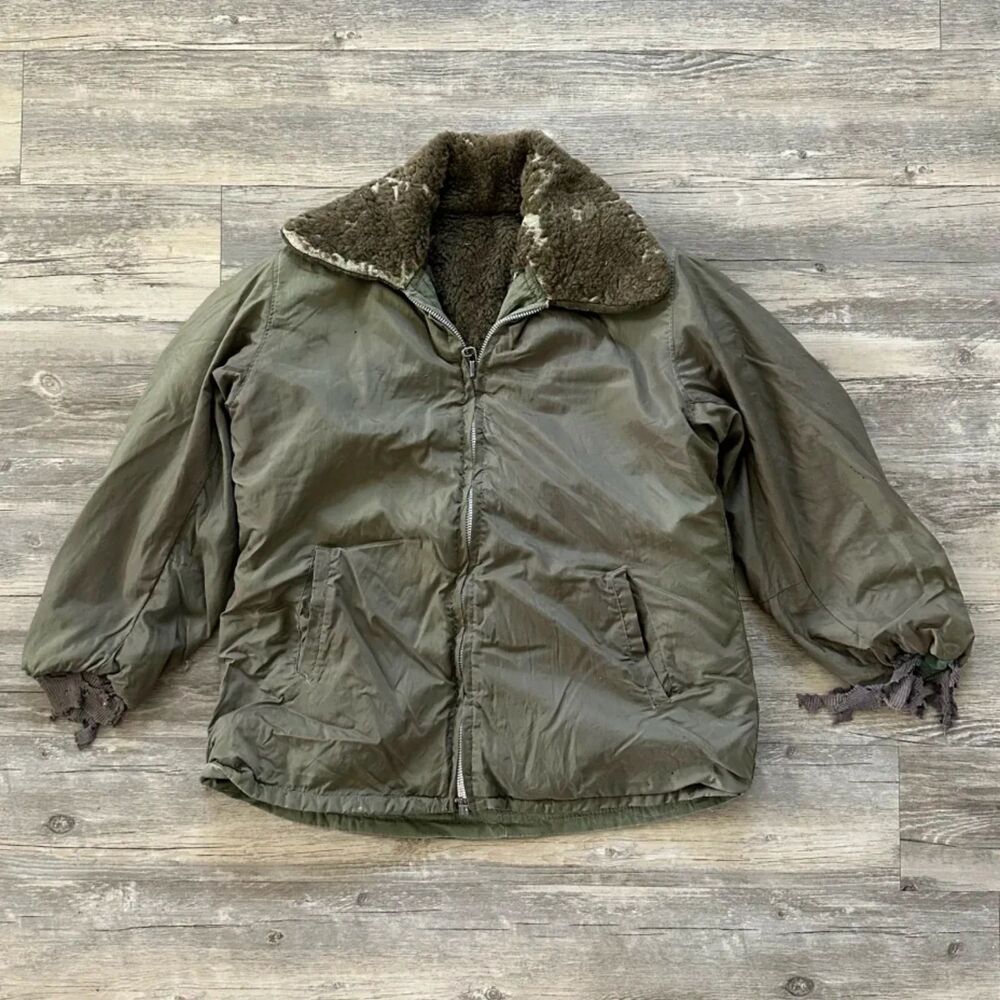 Vintage 40s WWII USN Jacket Korea Souvenir Jacket Size Medium